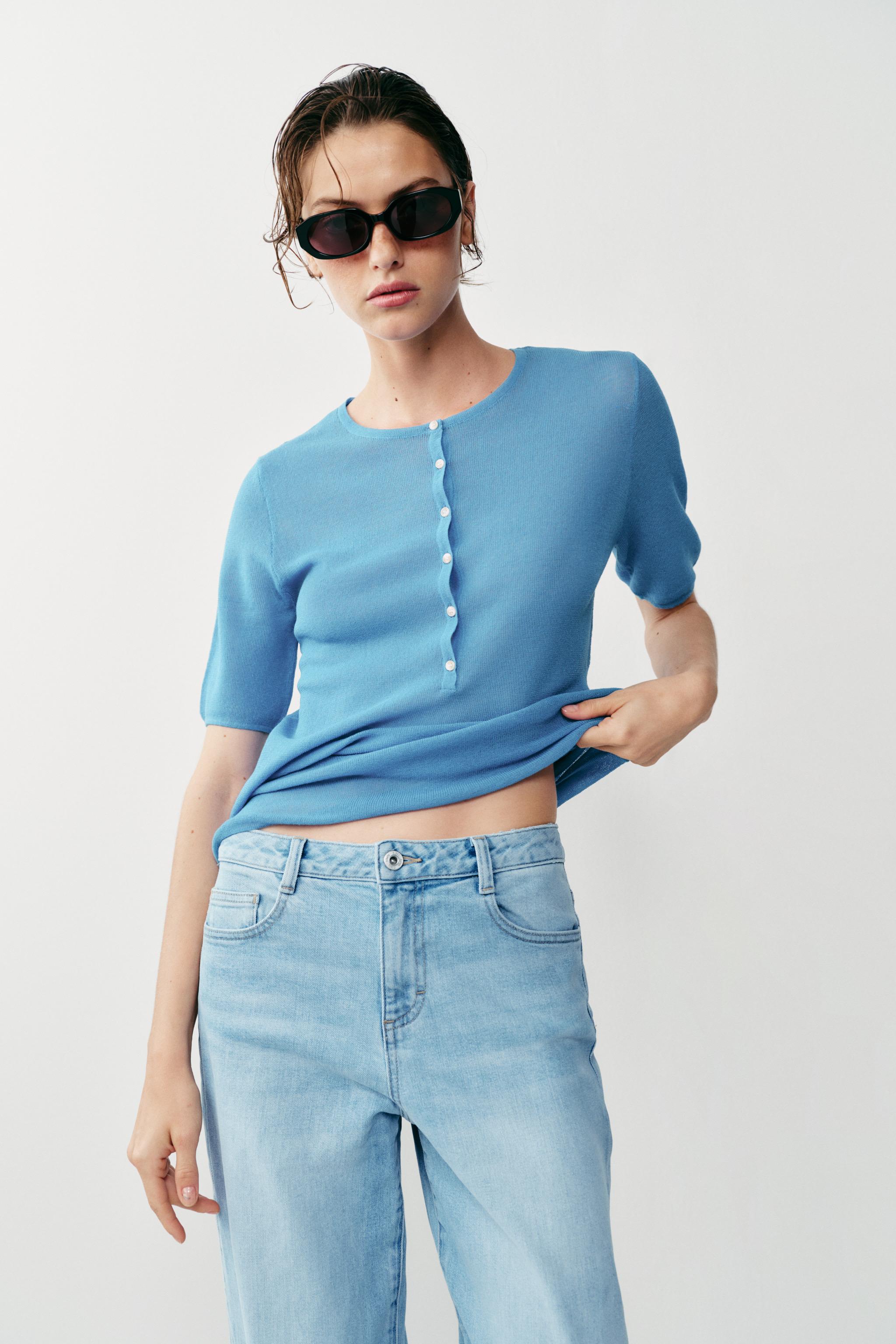 Z1975 RELAXED FIT MID-RISE TURN-UP HEM JEANS